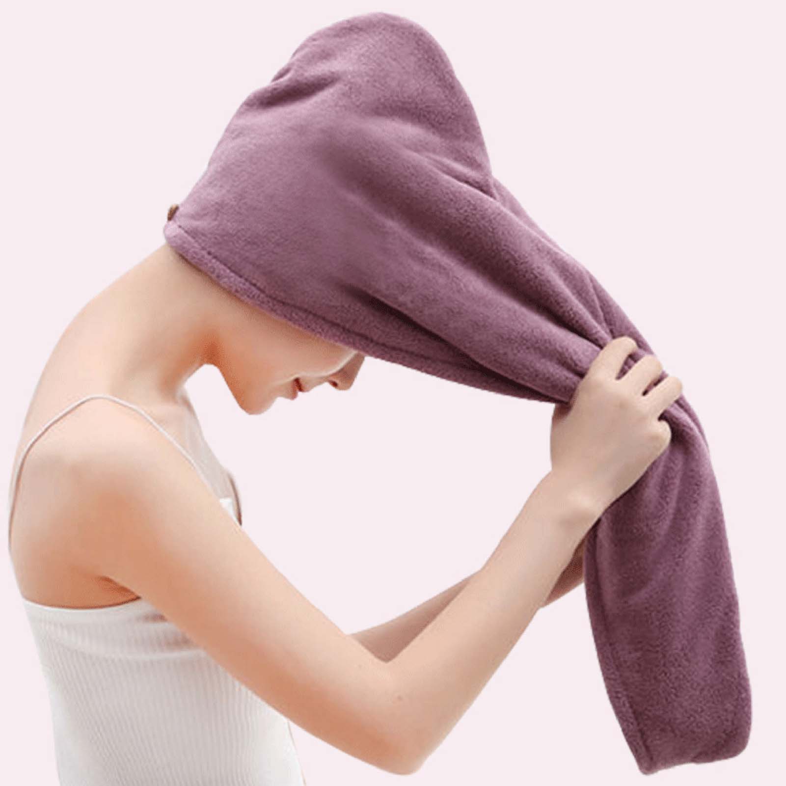 Golf Towel - Mercan Polar Bayan Saç Havlusu Ekstra