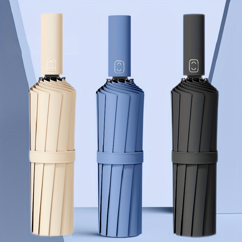 Golf Umbrella Large - Güçlendirilmiş 24 Kemikli Şemsiye, Erkek İş