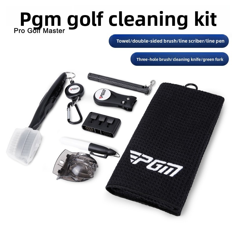 Golf Towel - PGM Golf Kulübü Temizleme Seti Mikrofiber