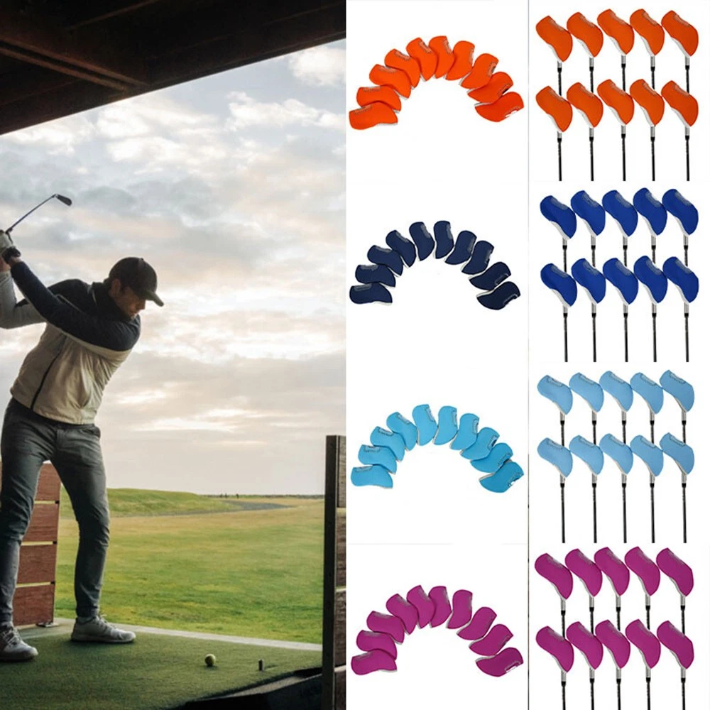 Golf Tees - Şeffaf Görünür Başlıklar 10 Adet Golf