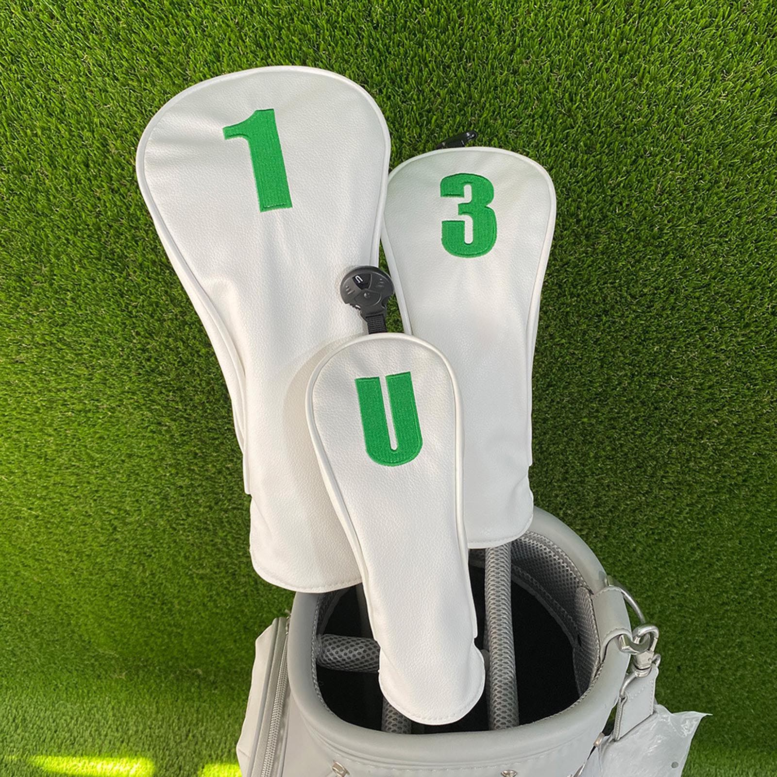 Golf Driver - Numaralı Nakışlı Golf Sopası Başlığı Elastik
