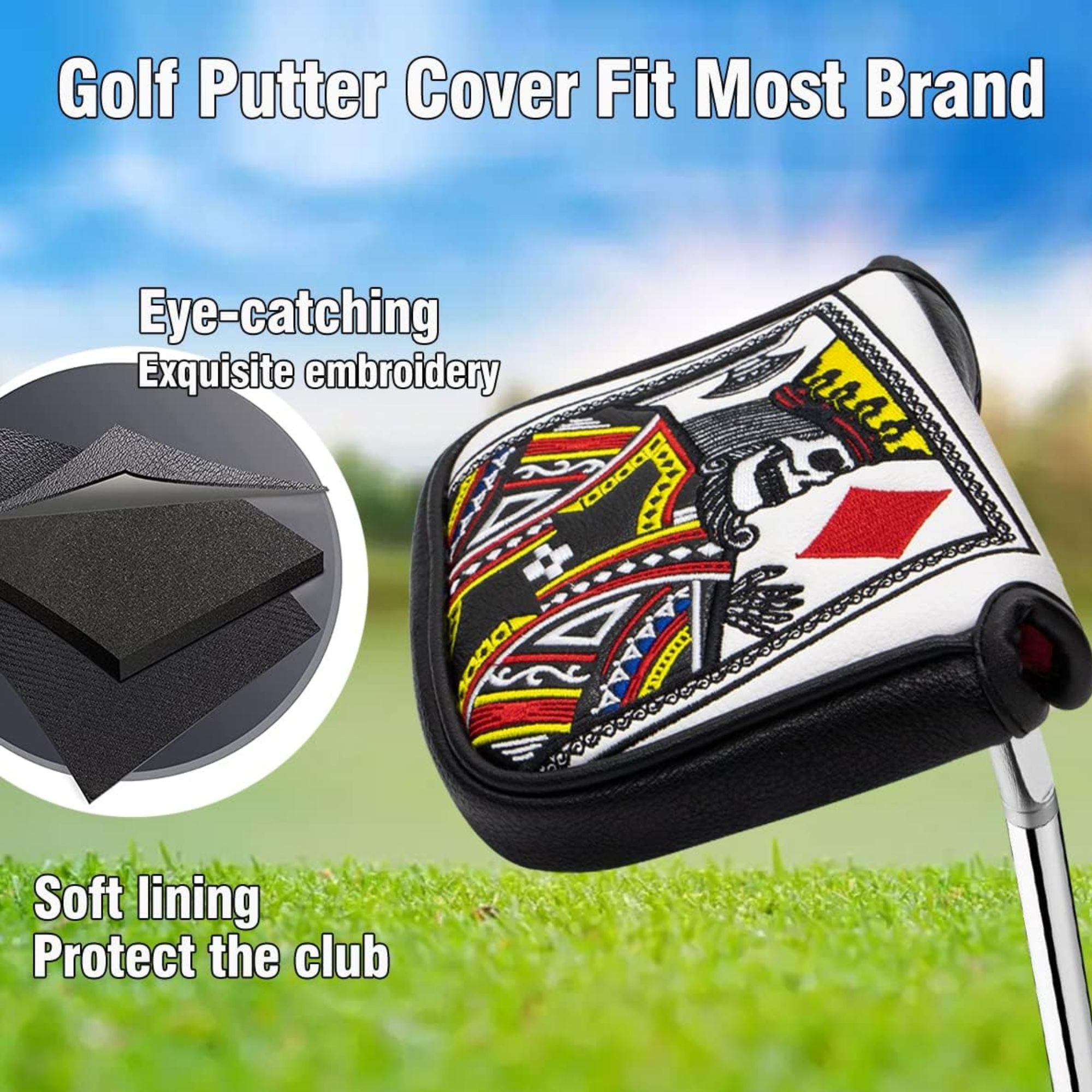 King Of Hearts İşlemeli Tokmak - Golf Tees incelemesi ve fiyatı